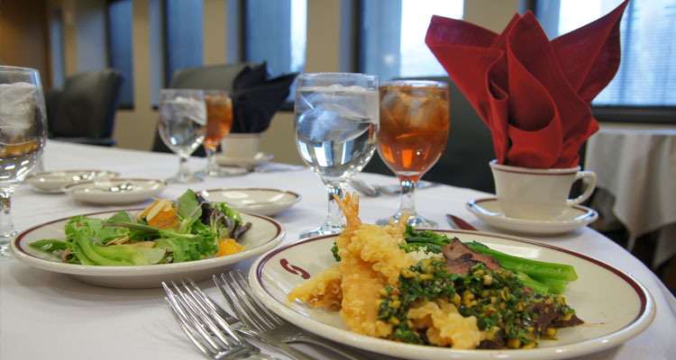 Boardroom Meal
